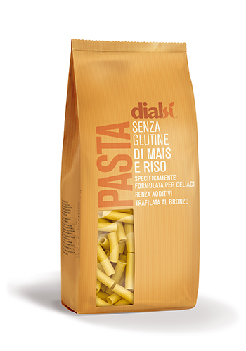 DIALSI' PASTA SENZA GLUTINE DI RISO E MAIS MACCHERONI MB 35 800 G - Gruppofarmastore.it