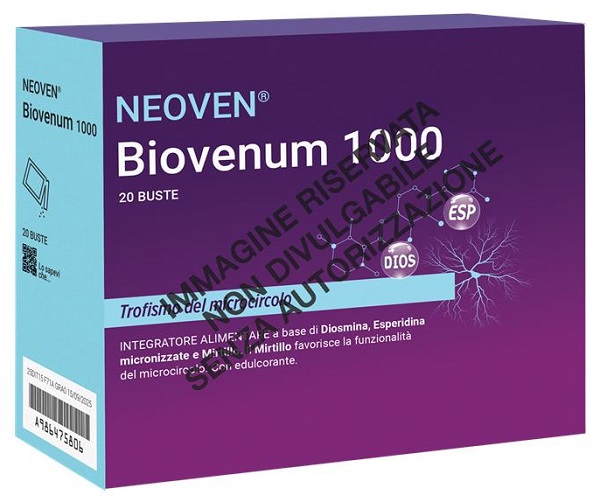 LABORATORIO DELLA FARMACIA BIOVENUM 1000 20 BUSTE DA 5 G LINEA NEOVEN - Gruppofarmastore.it