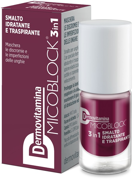 DERMOVITAMINA MICOBLOCK 3IN1 SMALTO IDRATANTE TRASPIRANTE PRUGNA 5 ML - Gruppofarmastore.it