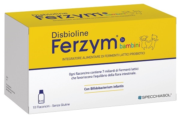 DISBIOLINE FERZYM BAMBINI 10 FLACONCINI DA 8 ML - Gruppofarmastore.it