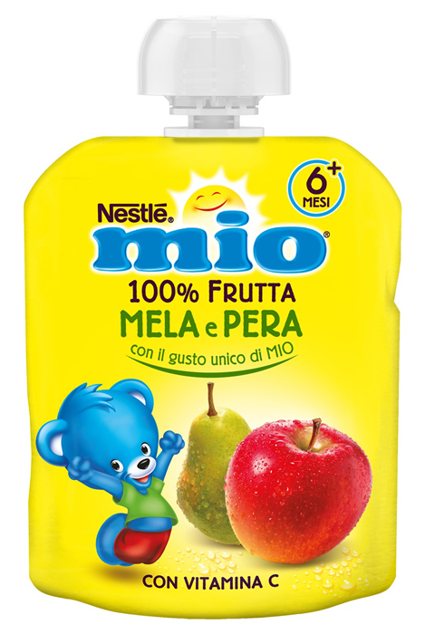 MIO POUCH OMOGENEIZZATO MELA PERA 90 G - Gruppofarmastore.it