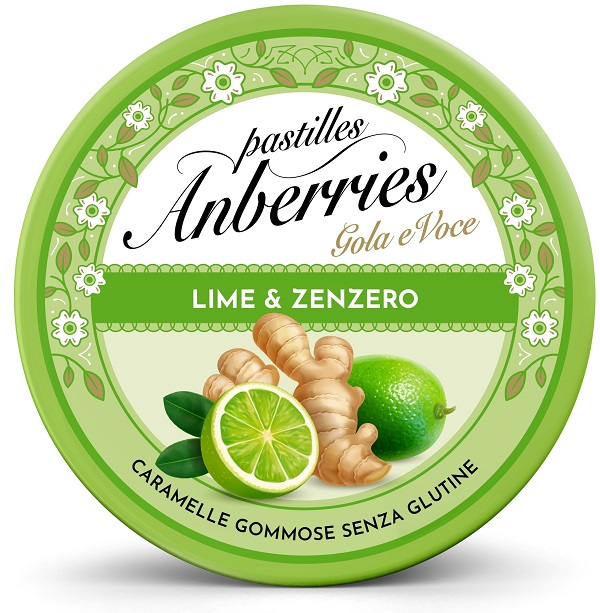 ANBERRIES LIME & ZENZERO 50 G - Gruppofarmastore.it