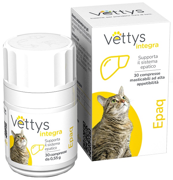 VETTYS INTEGRA EPAQ GATTO 30 COMPRESSE MASTICABILI - Gruppofarmastore.it