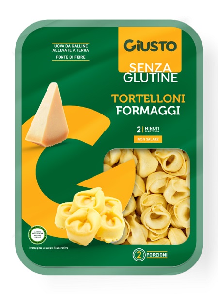 GIUSTO SENZA GLUTINE TORTELLONI FORMAGGI 250 G - Gruppofarmastore.it