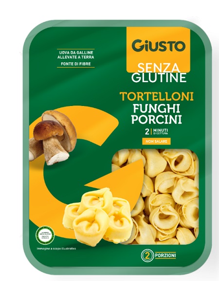 GIUSTO SENZA GLUTINE TORTELLONI FUNGHI PORCINI 250 G - Gruppofarmastore.it