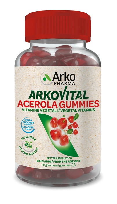 ARKOVITAL ACEROLA 60 GUMMIES - Gruppofarmastore.it