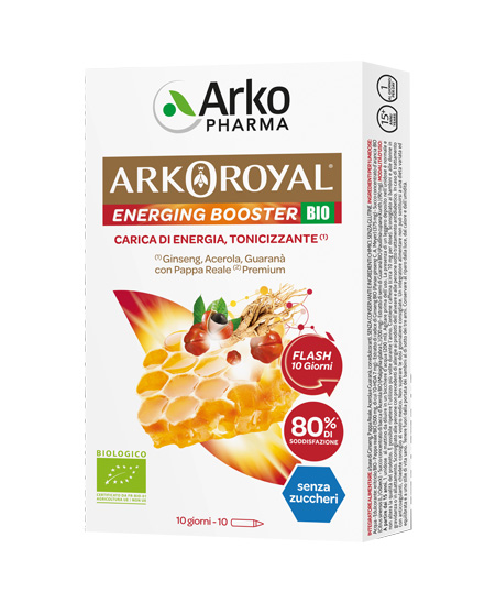 ARKOROYAL ENERGING BOOSTER BIO 10 FLACONCINI - Gruppofarmastore.it