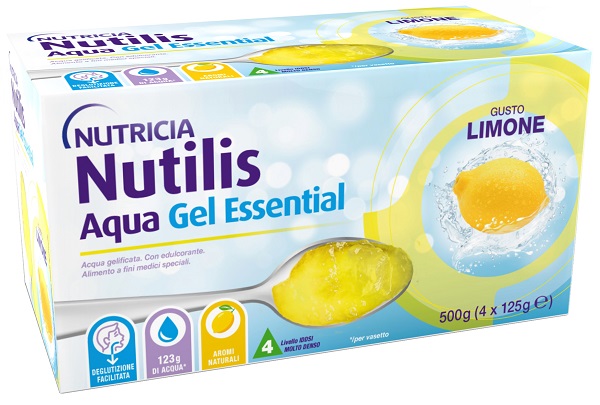 NUTILIS AQUA GEL LIMONE 4 PEZZI DA 125 G - Gruppofarmastore.it