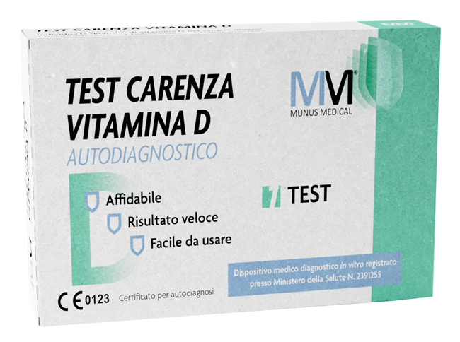 MUNUS MEDICAL TEST AUTODIAGNOSTICO VITAMINA D - Gruppofarmastore.it