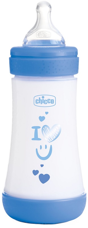 CHICCO BIBERON P5 240ML MED SILICONE BOY - Gruppofarmastore.it