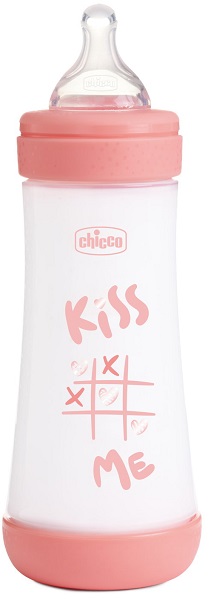 CHICCO BIBERON P5 300ML FAST SILICONE GIRL - Gruppofarmastore.it