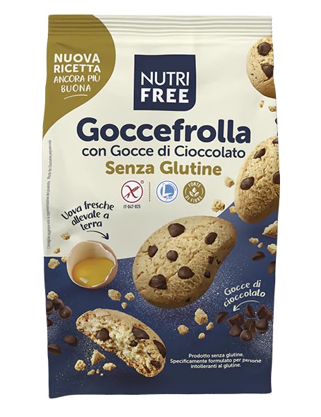 NUTRIFREE GOCCEFROLLA CON GOCCE DI CIOCCOLATO 300 G - Gruppofarmastore.it