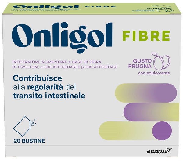 ONLIGOL FIBRE PRUGNA 20 BUSTINE - Gruppofarmastore.it