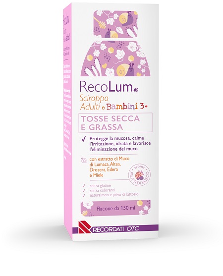 RECOLUM SCIROPPO TOSSE ADULTI-BAMBINI 150 ML - Gruppofarmastore.it