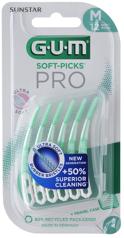 GUM SOFT PICK PRO MEDIUM 12 PEZZI - Gruppofarmastore.it