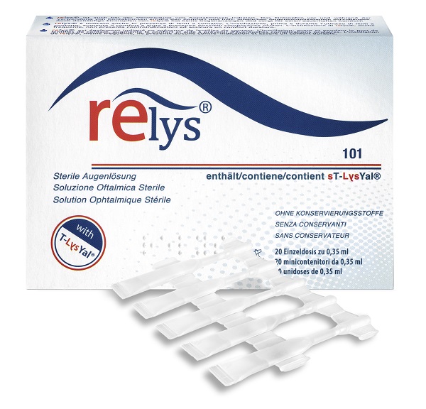 RELYS MONODOSE SOLUZIONE OFTALMICA 20 MINICONTENITORI DA 0,35 ML SENZA CONSERVANTI - Gruppofarmastore.it