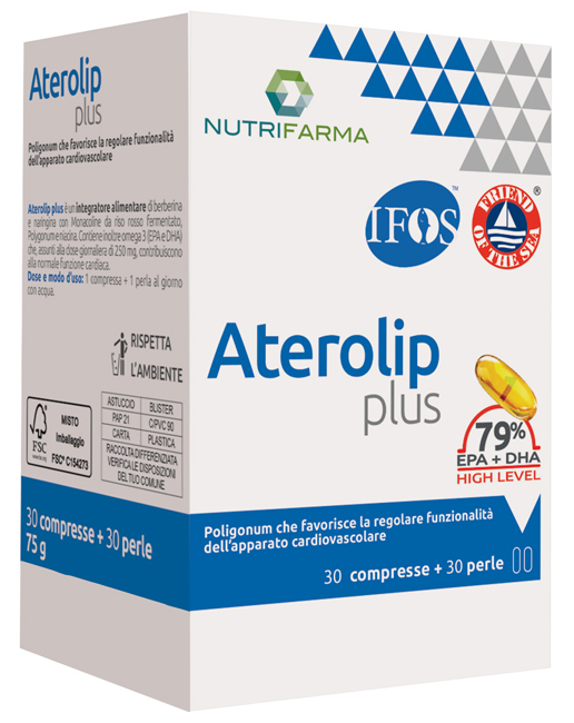 ATEROLIP PLUS 79% 30 COMPRESSE + 30 PERLE - Gruppofarmastore.it