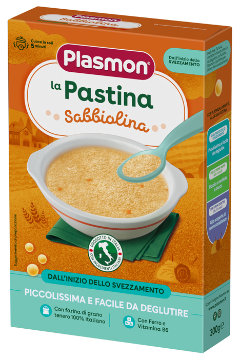 PLASMON PASTA SABBIOLINA 300 G - Gruppofarmastore.it