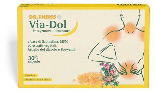 THEISS VIA-DOL ARTIGLIO DEL DIAVOLO E BOSWELLIA 30 CAPSULE - Gruppofarmastore.it
