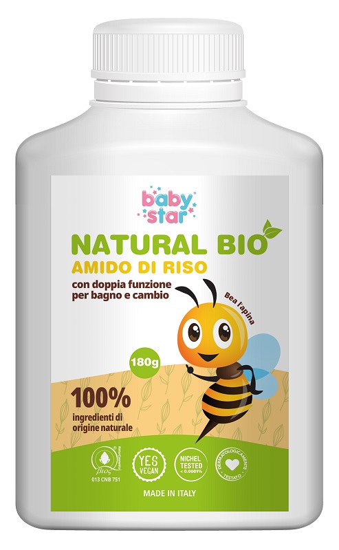 BABYSTAR AMIDO DI RISO NATURAL BIO 180 G - Gruppofarmastore.it
