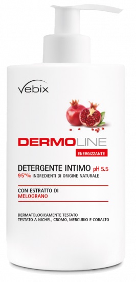 VEBIX DERMOLINE MELOGRANO DETERGENTE INTIMO 500 ML - Gruppofarmastore.it