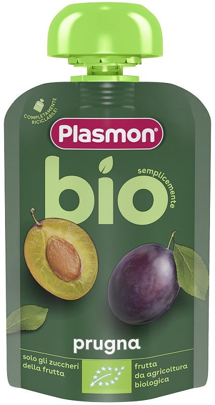 PLASMON PRUGNA BIO POUCHES 100 G - Gruppofarmastore.it
