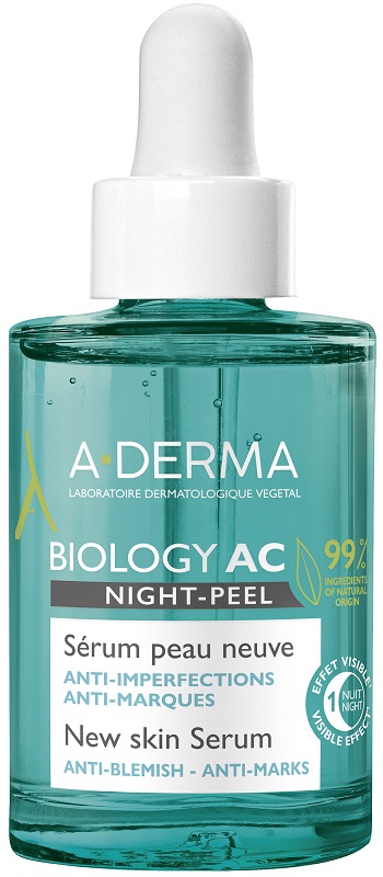 ADERMA BIOLOGY AC SIERO NIGHT PEEL 30 ML - Gruppofarmastore.it
