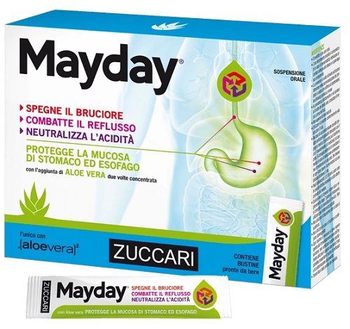 MAYDAY SOSPENSIONE PER USO ORALE ALLA MENTA 12 BUSTINE 10 ML - Gruppofarmastore.it