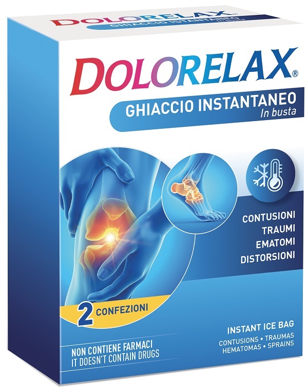 GHIACCIO ISTANTANEO DOLORELAX 2 BUSTE - Gruppofarmastore.it