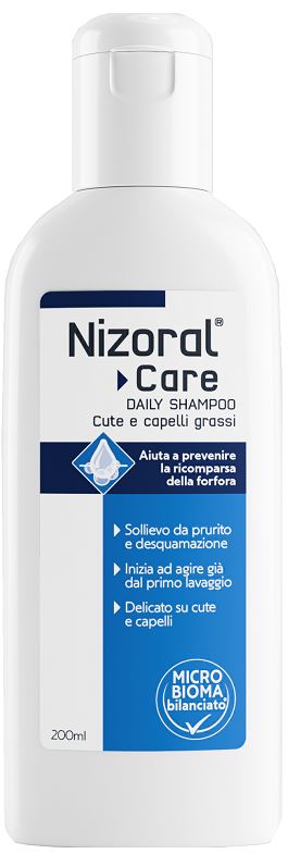 NIZORAL CARE DAILY SHAMPOO CUTE & CAPELLI GRASSI 200 ML - Gruppofarmastore.it