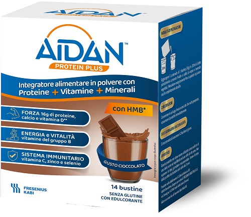 AIDAN PROTEIN PLUS CIOCCOLATO 14 BUSTINE - Gruppofarmastore.it