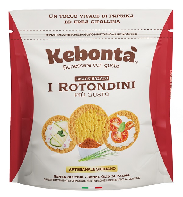 KEBONTA' I ROTONDINI SNACK SALATO PIU' GUSTO 150 G + 30 G IN OMAGGIO - Gruppofarmastore.it