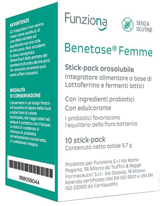 BENETASE FEMME 10 STICK PACK - Gruppofarmastore.it
