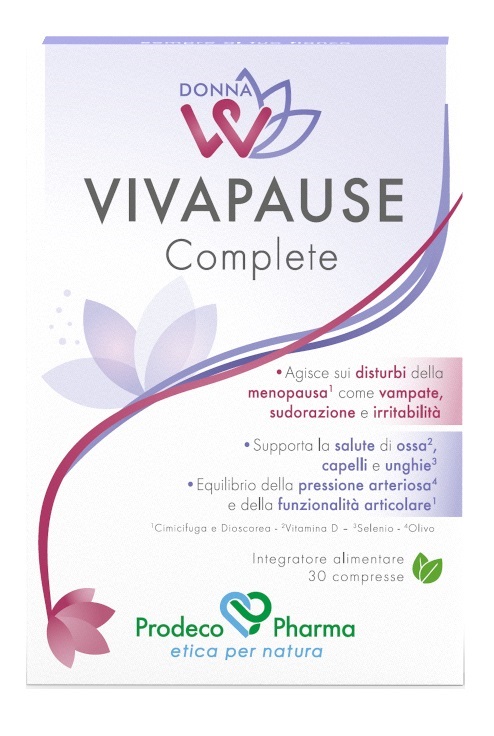 DONNAW VIVAPAUSE COMPLETE 30 COMPRESSE - Gruppofarmastore.it