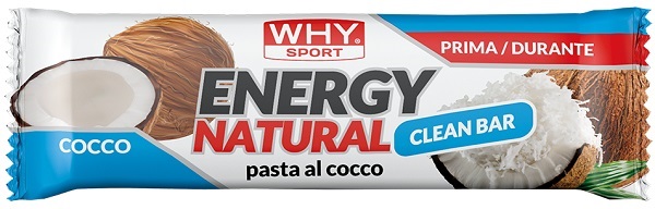 WHYSPORT ENERGY NATURAL BARRETTA COCCO 25 G - Gruppofarmastore.it