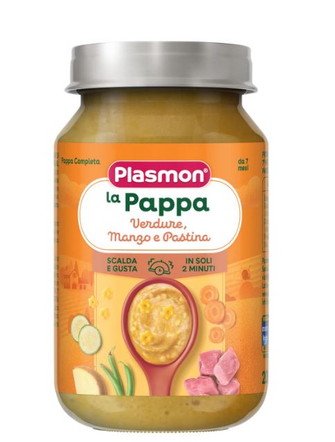 PLASMON LA PAPPA VERDURE MANZO E PASTINA 200 G - Gruppofarmastore.it