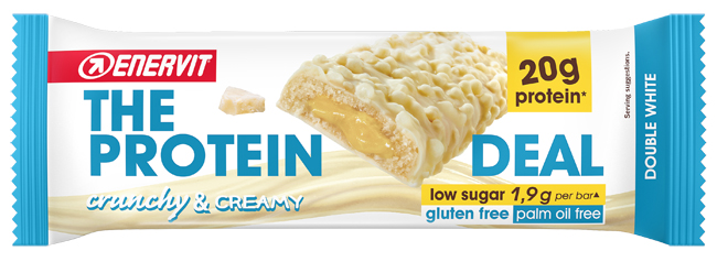ENERVIT PROTEIN DEAL BAR DOUBLE WHITE 55 G - Gruppofarmastore.it