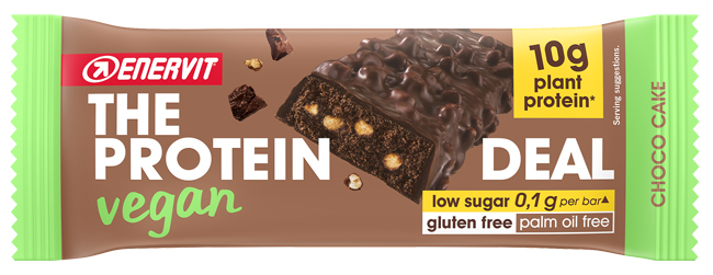 ENERVIT PROTEIN DEAL CHOCO CAKE VEGAN 40 G - Gruppofarmastore.it