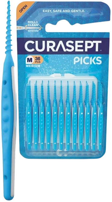 CURASEPT PICKS MEDIUM 36 PEZZI - Gruppofarmastore.it