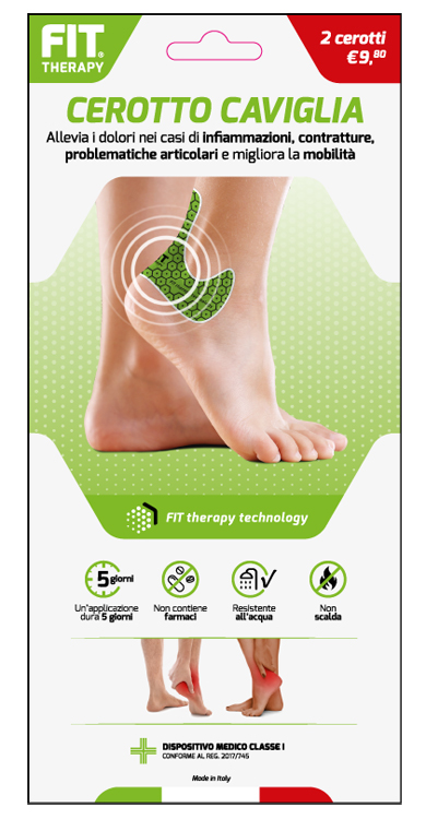 FIT THERAPY CEROTTO CAVIGLIA 2 PEZZI - Gruppofarmastore.it