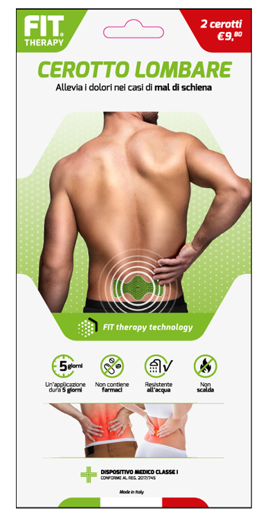 FIT THERAPY CEROTTO LOMBARE 2 PEZZI - Gruppofarmastore.it
