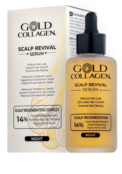 GOLD COLLAGEN SCALP REVIVAL SERUM 100 ML - Gruppofarmastore.it