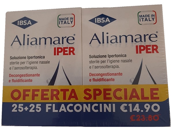 ALIAMARE IPER 25 + 25 FLACONCINI 5 ML BIPACCO - Gruppofarmastore.it