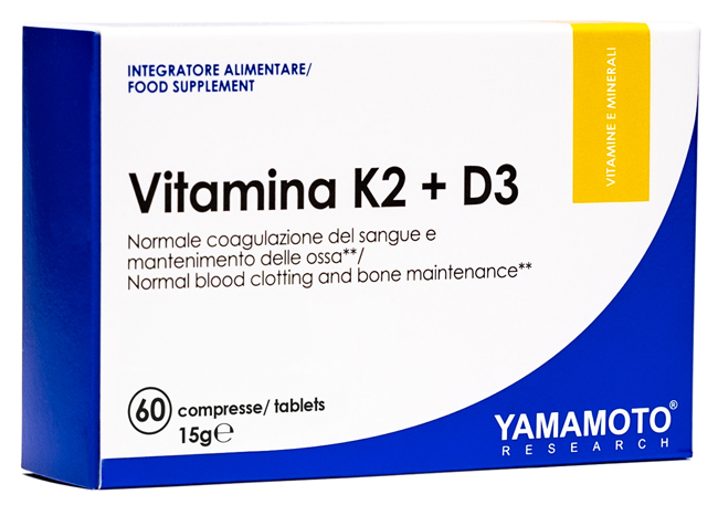 YAMAMOTO RESEARCH VITAMINA K2+D3 60 COMPRESSE - Gruppofarmastore.it