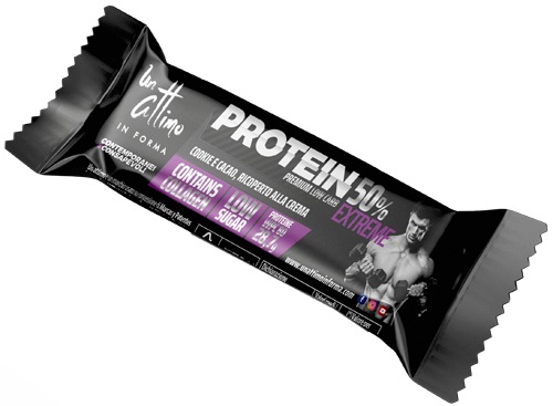 PROTEIN BAR 50% COOKIE CACAO 40 G - Gruppofarmastore.it
