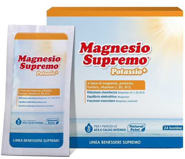 MAGNESIO SUPREMO POTASSIO+ 24 BUSTINE - Gruppofarmastore.it