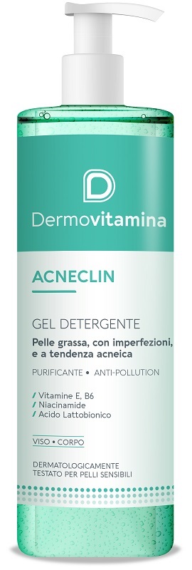 DERMOVITAMINA ACNECLIN GEL DETERGENTE 400 ML - Gruppofarmastore.it