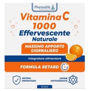 VITAMINA C 1000 EFFERVESCENTE NATURALE 30 STICK - Gruppofarmastore.it