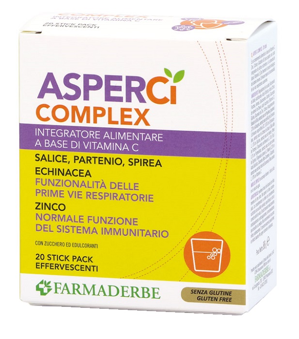 ASPER CI COMPLEX 20 STICK PACK EFFERVESCENTI 4,4 G - Gruppofarmastore.it