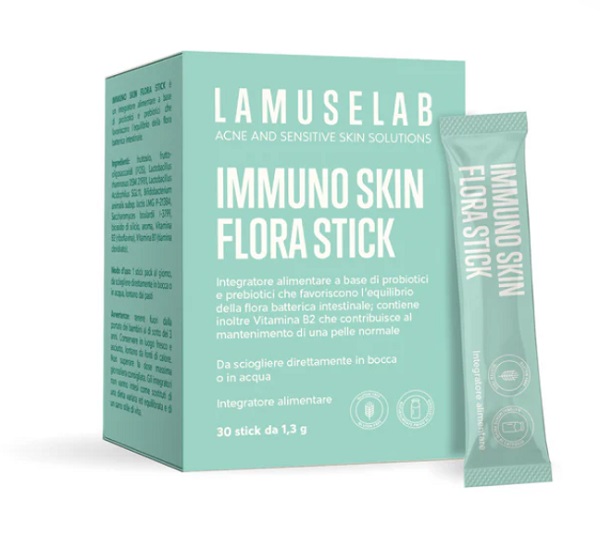 LAMUSELAB IMMUNO SKIN FLORA STICK 30 BUSTINE - Gruppofarmastore.it